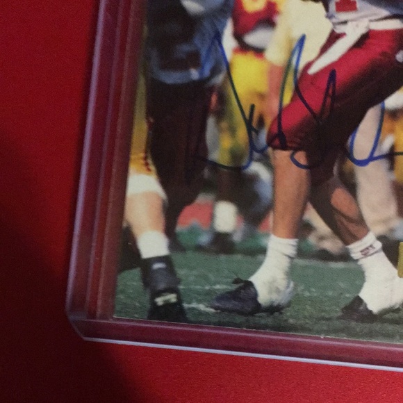 Drew Bledsoe autographed card - Picture 4 of 7